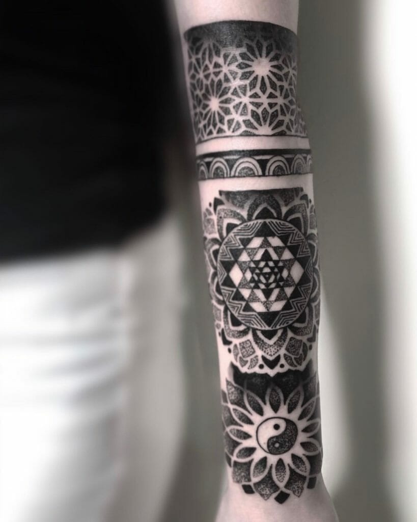 Spiritual Balance Mandala Tattoo