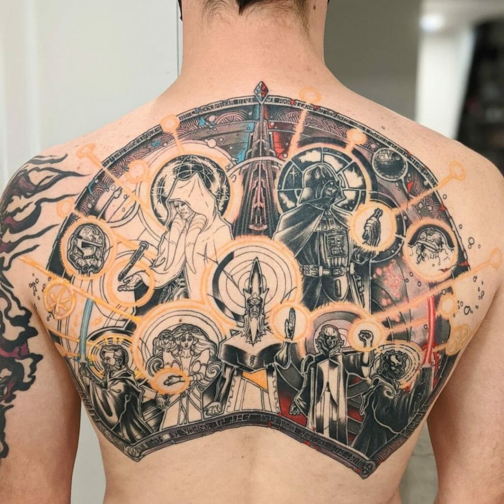 Inspired Back Tattoo