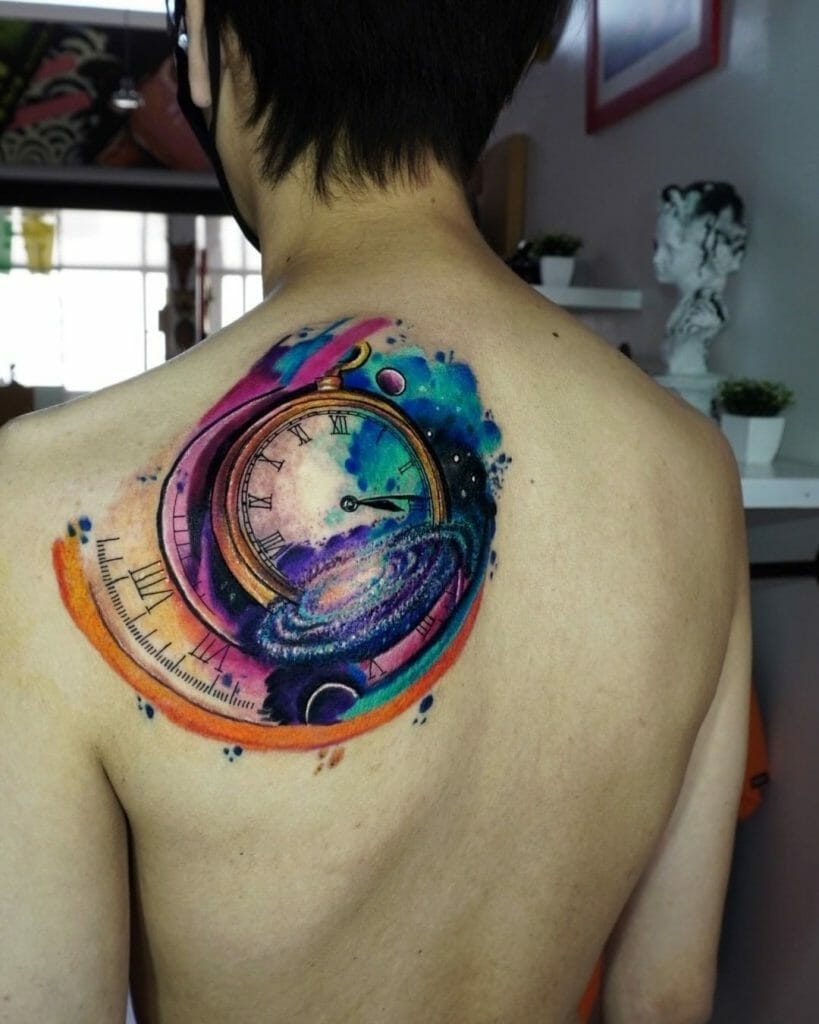 Stunning Clock Tattoo