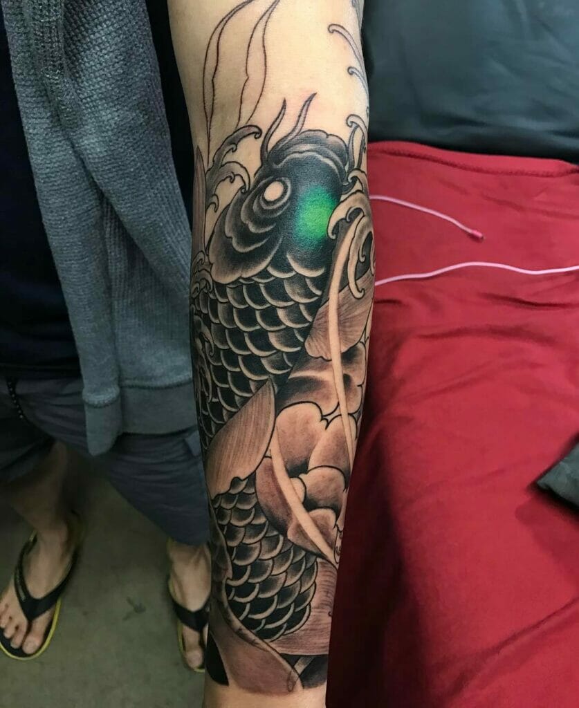 Stunning Fish Sleeve Tattoo