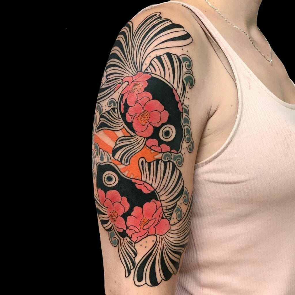 Stunning Fish Sleeve Tattoos