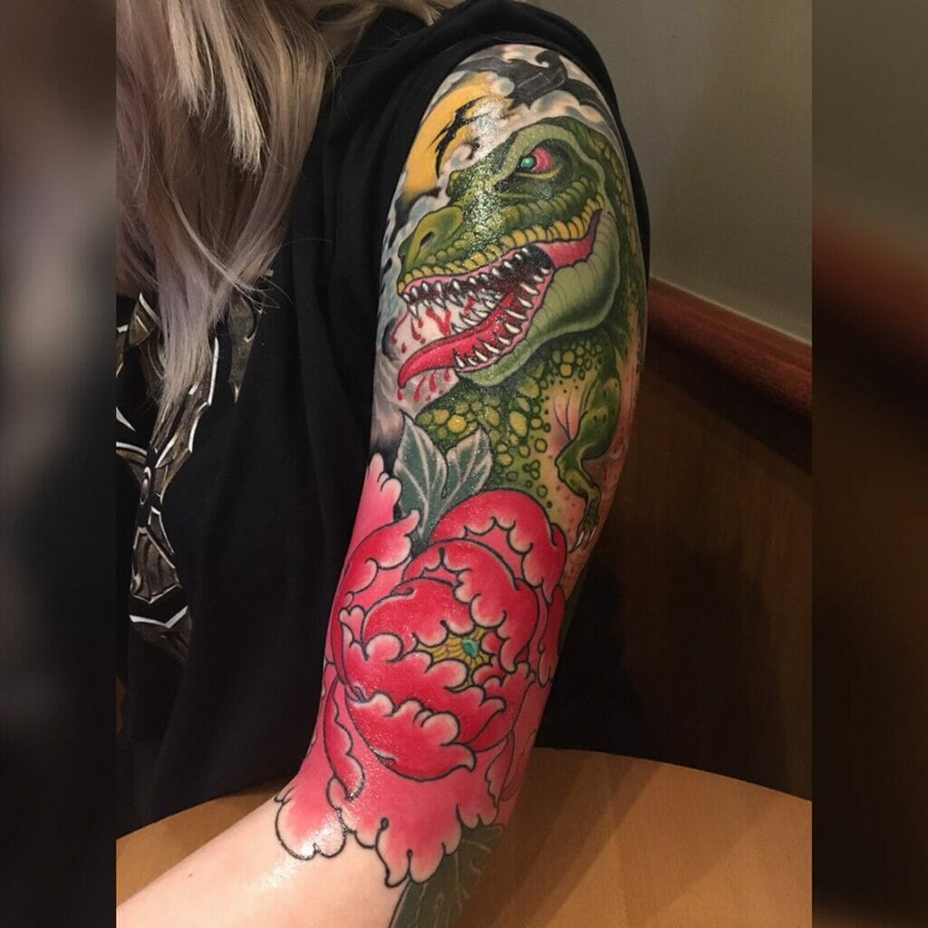 Tatuaje De Tiranosaurio Rex