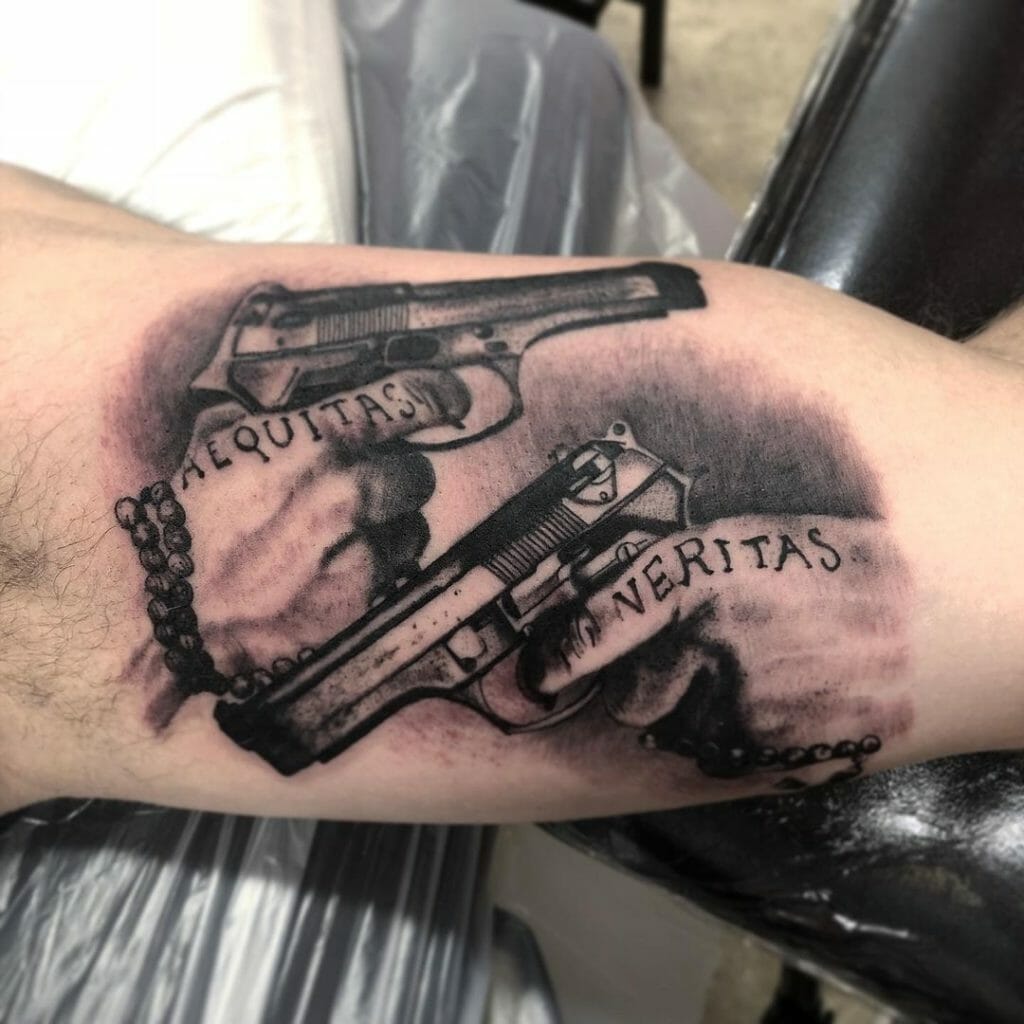 Ideas de tatuajes con armas de 'The Boondock Saints'