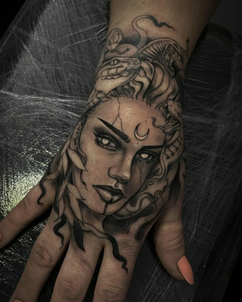 Traditional Greek Mythology Medusa Tattoo