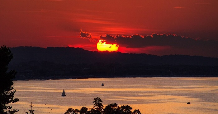 Tramonto sulla Riviera romagnola Copy