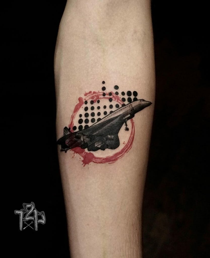 Trash Polka Tattoo