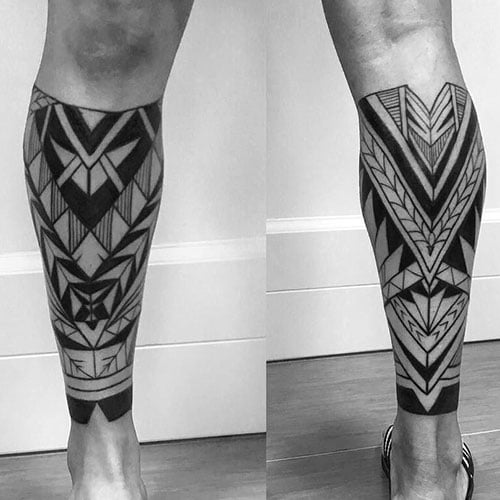 Leg Sleeve Tattoo