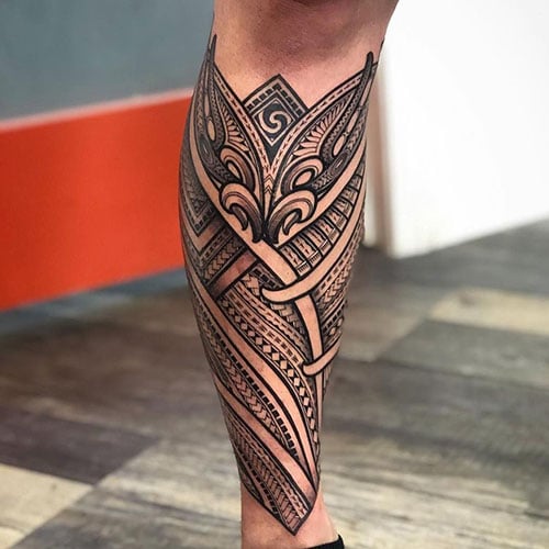 Leg Sleeve Tattoo