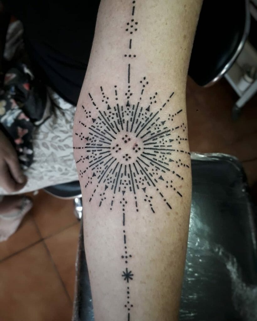 Tatuaje De Sol Tribal