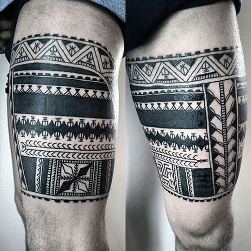 Leg Sleeve Tattoo