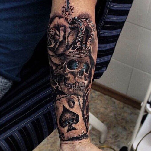 quarter sleeve tattoo