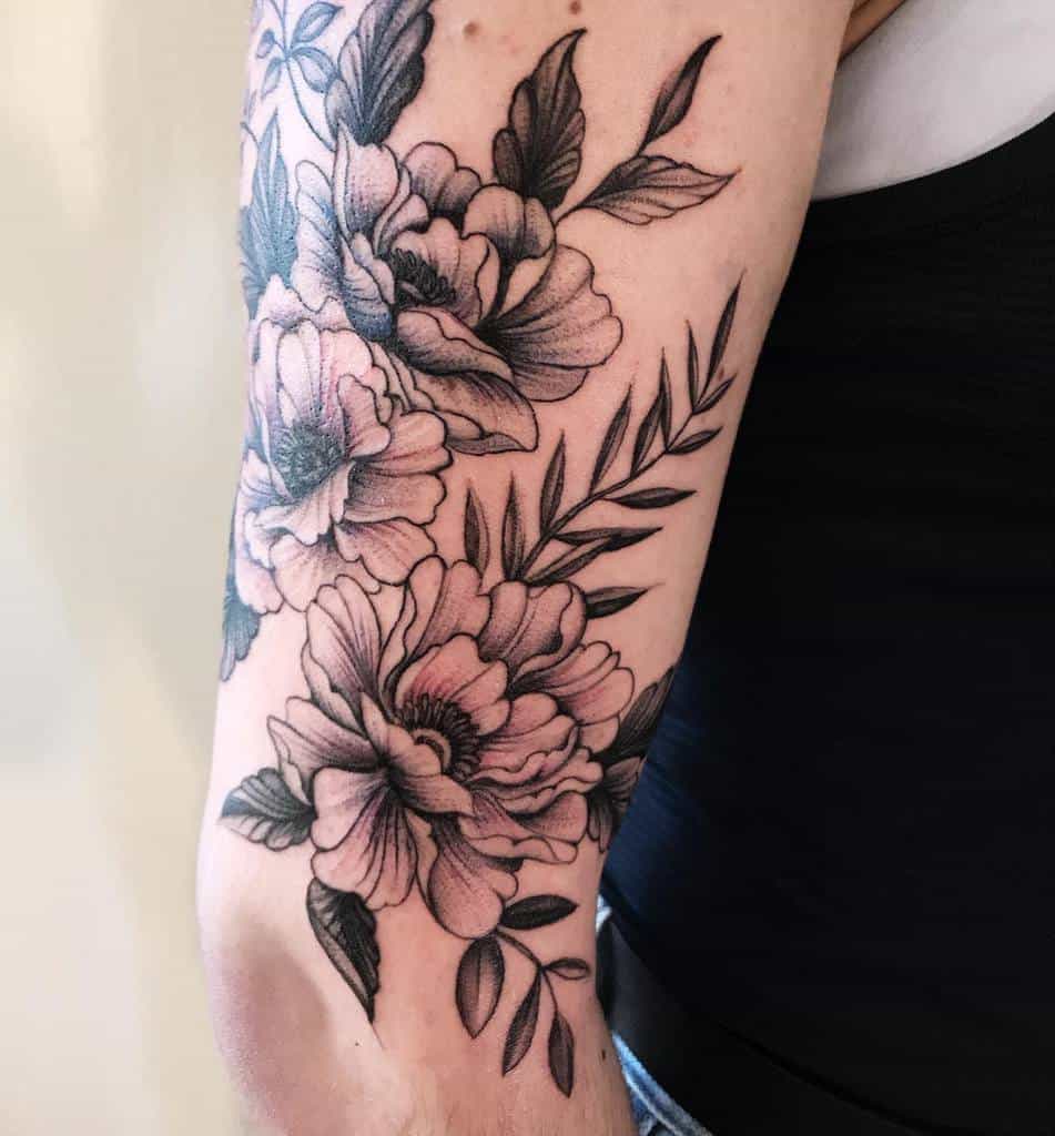 Flower Sleeve Tattoo