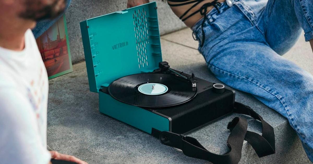 Victrola Revolution Go portable record player