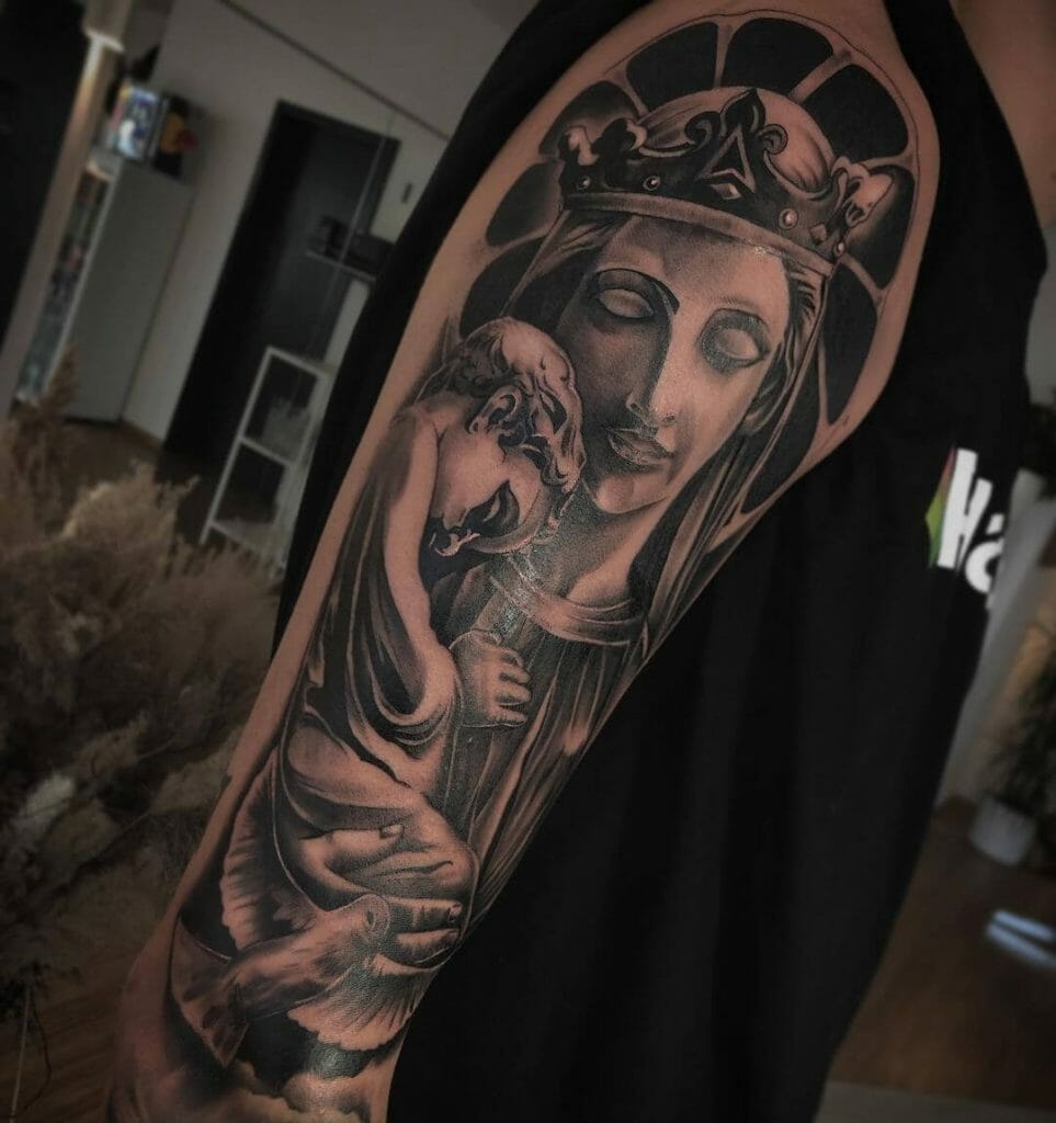 Tatuaje Virgen María