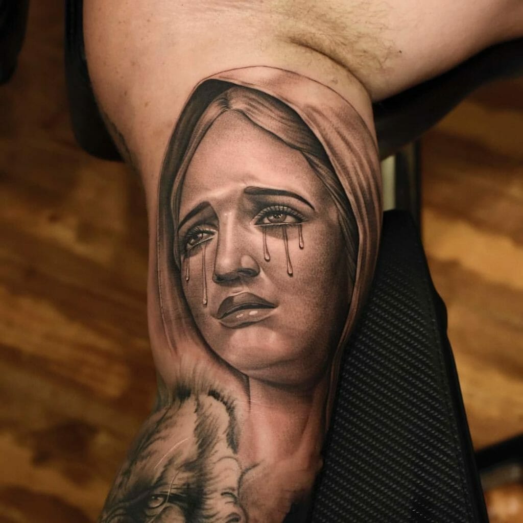 Virgin mary tattoo3