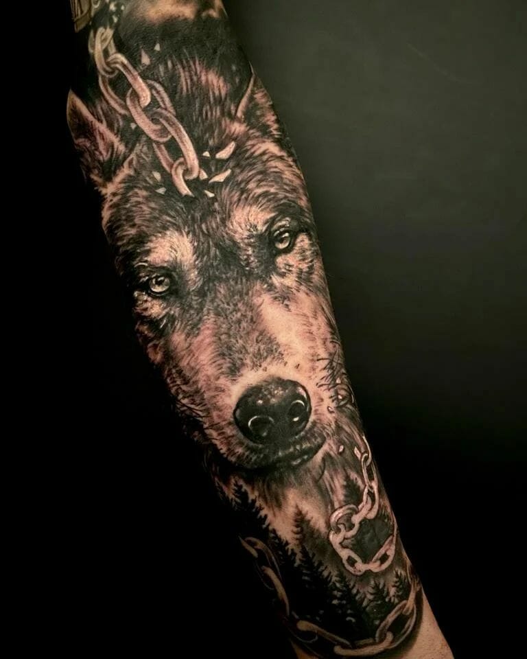 Werewolf tattoo designs