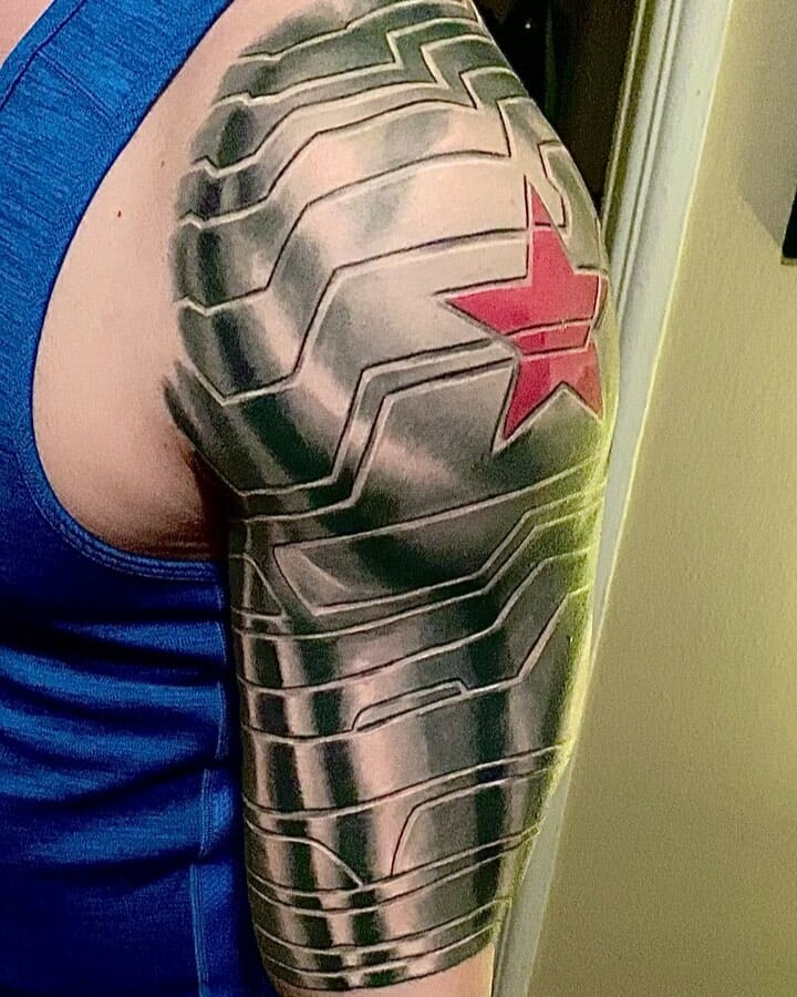 Winter Soldier Arm Tattoo