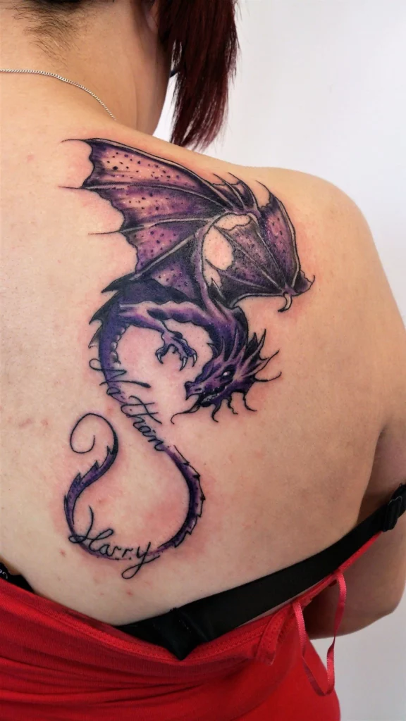 Medieval Dragon Tattoo