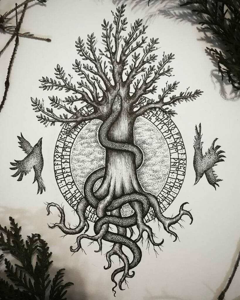 Yggdrasil Tattoo Ideas ideas