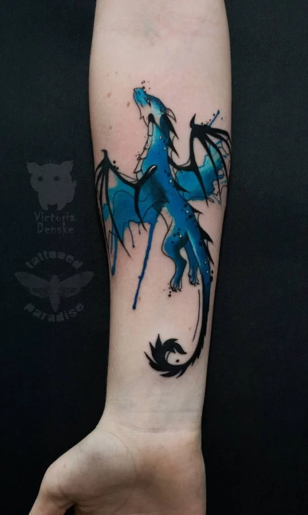 Medieval Dragon Tattoo