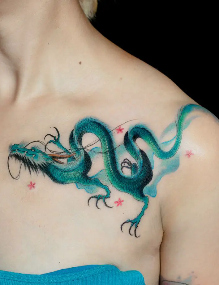 Medieval Dragon Tattoo