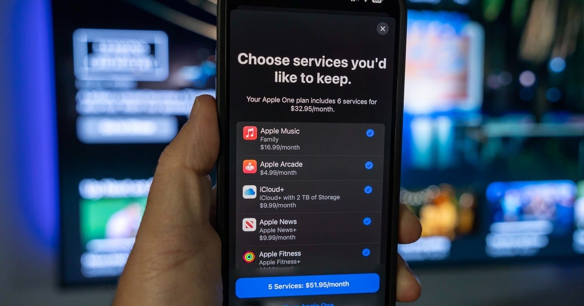 apple tv plus services on iphone with prices