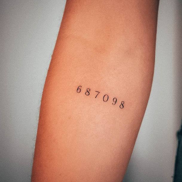 tattoo fancy number fonts