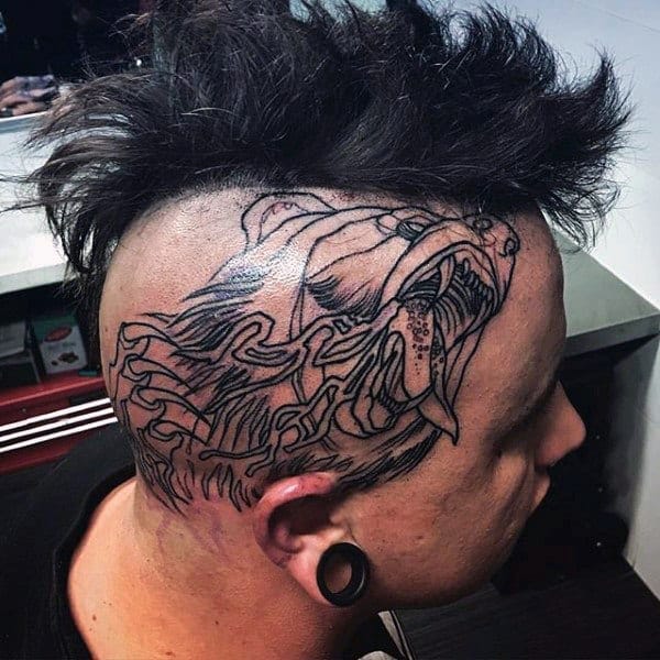 head tattoo