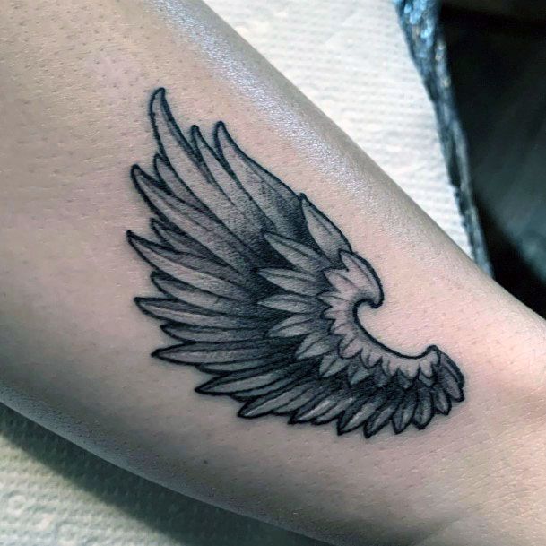 Tiny Angel Wings Tattoo