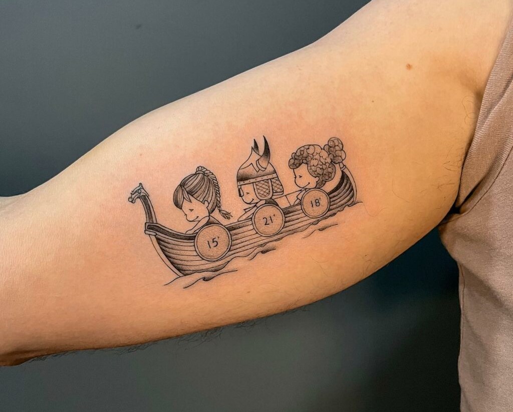 mother of 3 tattoo