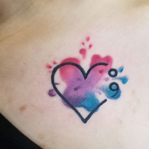 Bi Pride Tattoo