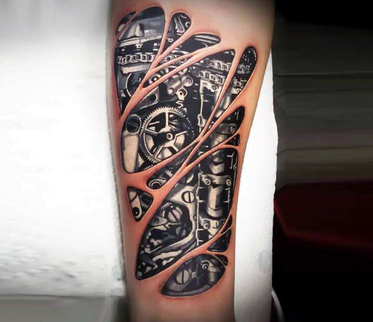 Robot Arm Tattoo