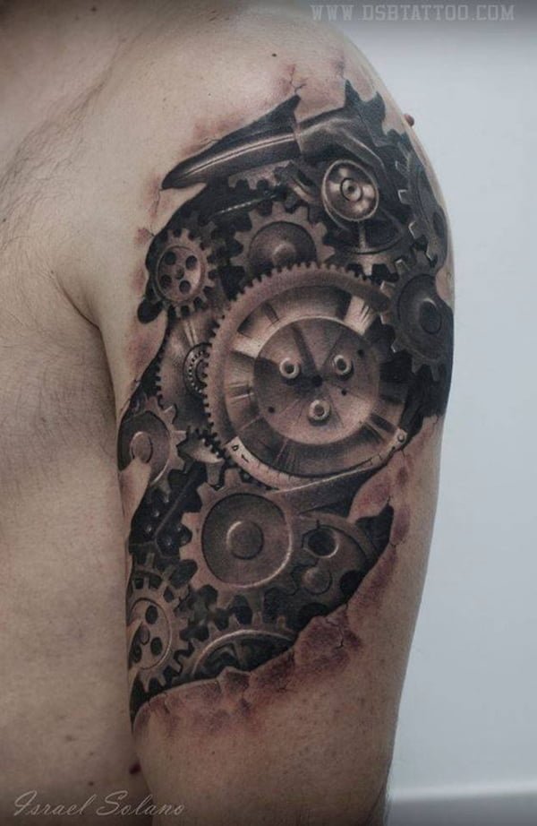 Robot Arm Tattoo