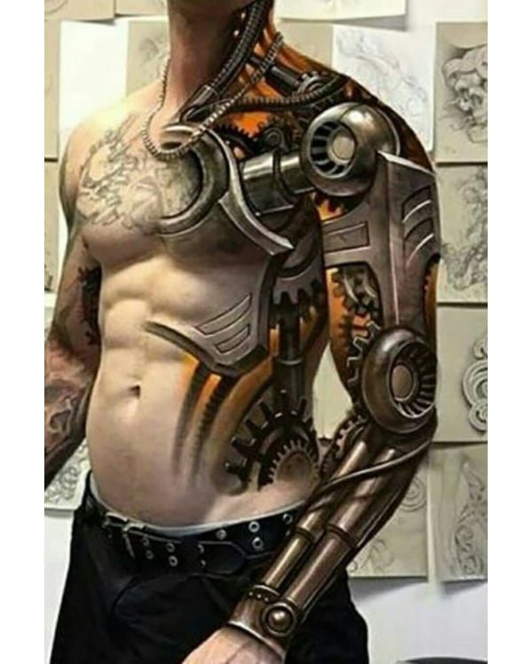 Robot Arm Tattoo