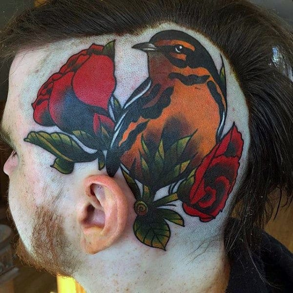 head tattoo