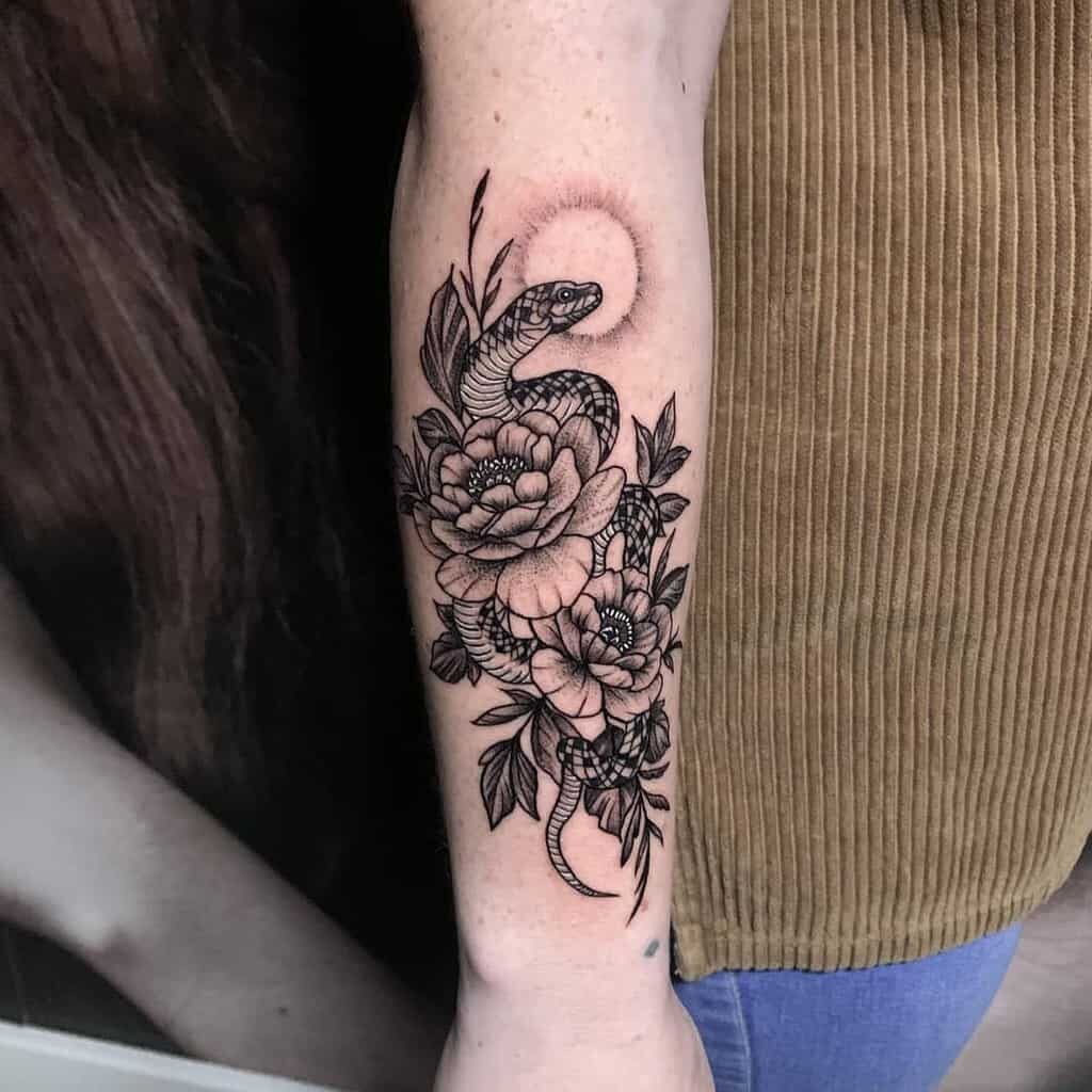 Snake Arm Tattoo