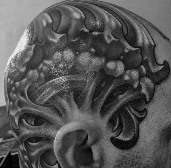 head tattoo