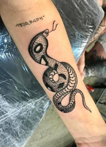 Snake Arm Tattoo