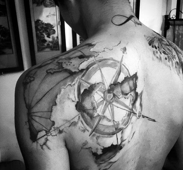 Cool Compass Tattoo