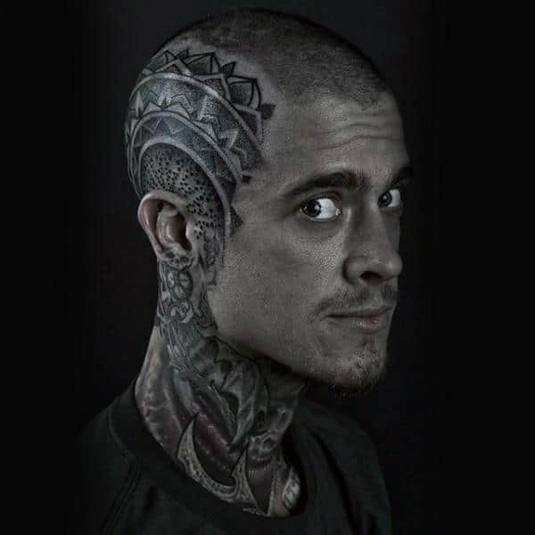 head tattoo