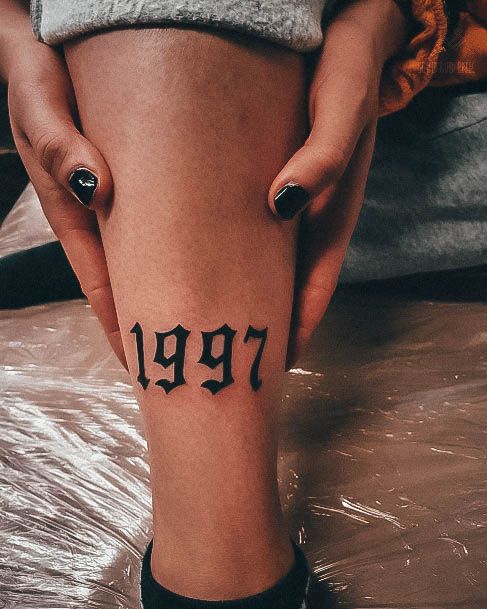 tattoo fancy number fonts