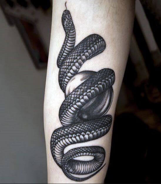 Snake Arm Tattoo