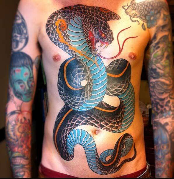 Snake Arm Tattoo