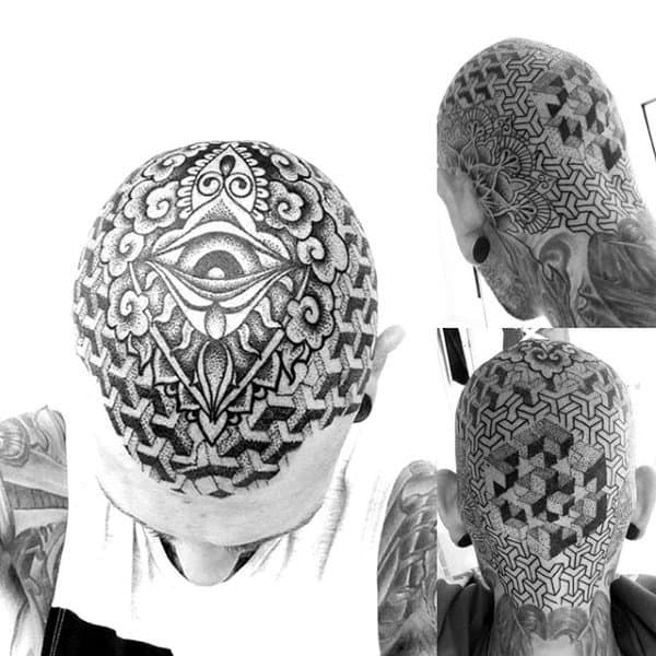 head tattoo