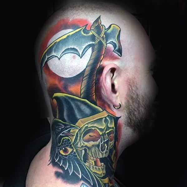 head tattoo