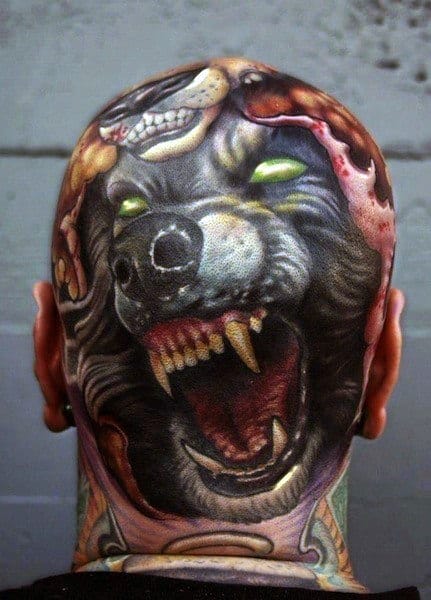 head tattoo