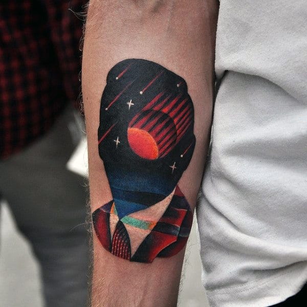 Amazing Night Sky Arm Tattoo