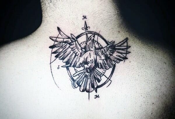 Phoenix Compass Tattoo