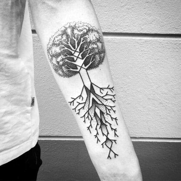 Tree Forearm Tattoo