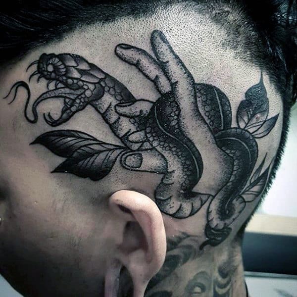 head tattoo